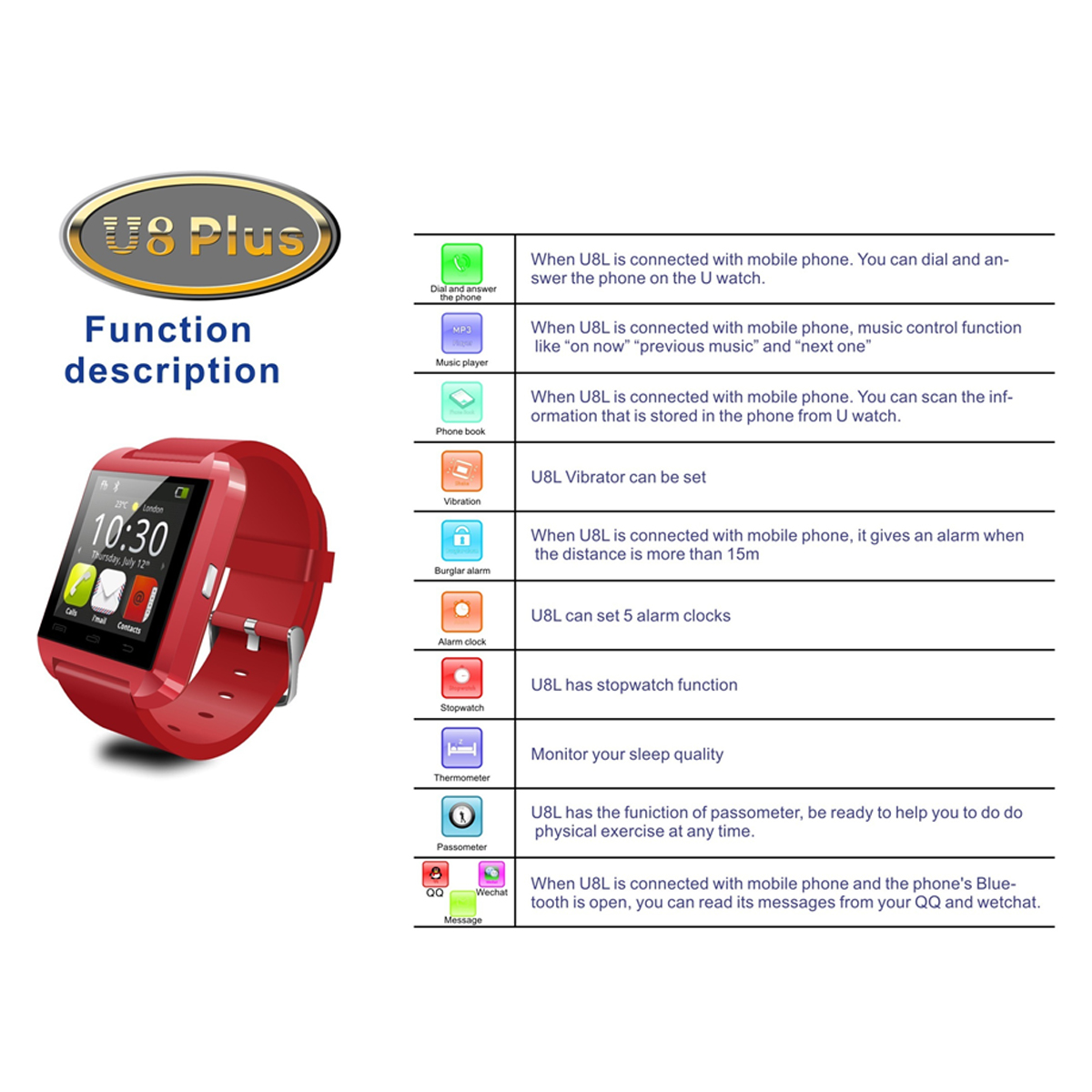 ELEGIANTFullTouchScreenHeartRateSleepCaloriesMonitoringMulti-SportModesNFCAnti-LostFunctionSmartWatc-1891039-1