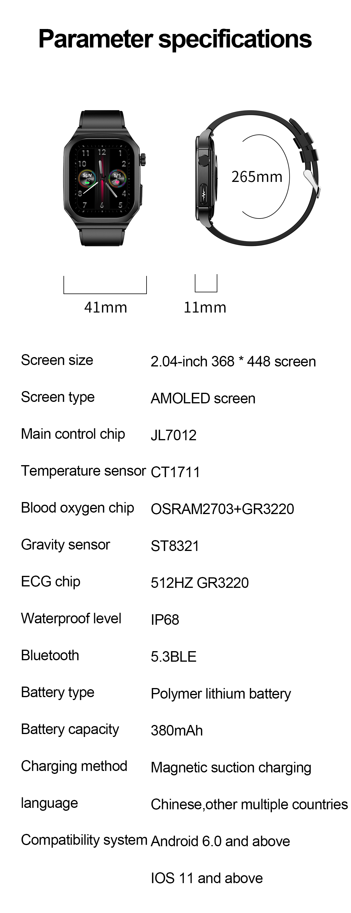 ET280204inchAMOLEDDisplaybluetoothCallECGFunctionUricAcidBloodLipidsBloodGlucoseTestingHeartRateBloo-2012457-26