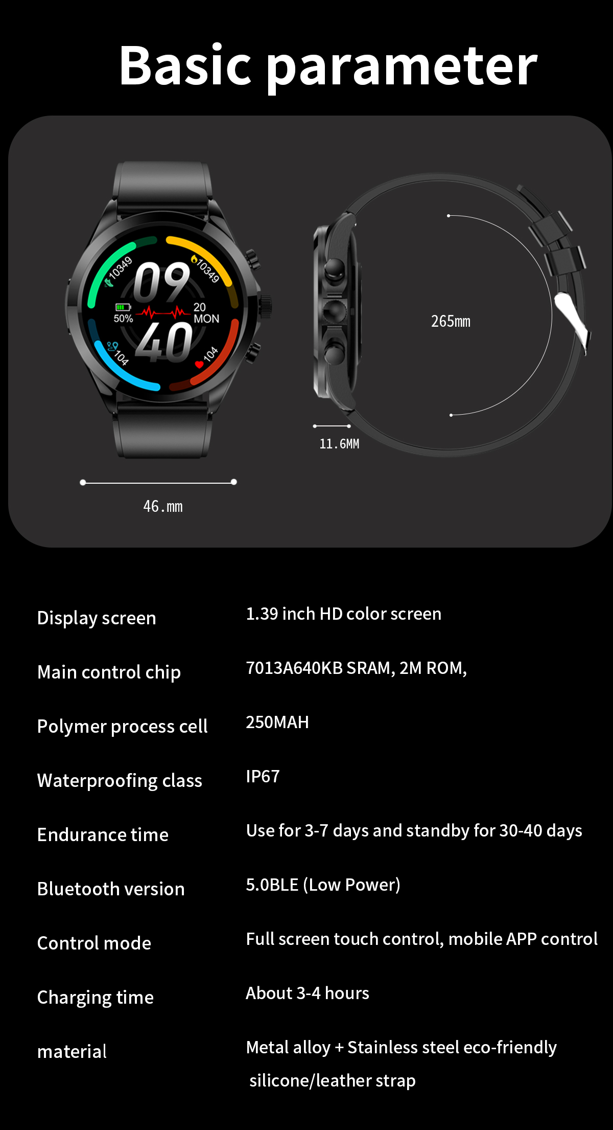 ET440139inchHDScreenbluetoothCallECGHeartRateBloodPressureSpO2MonitorSleepMonitoringMulti-sportModes-1993604-27