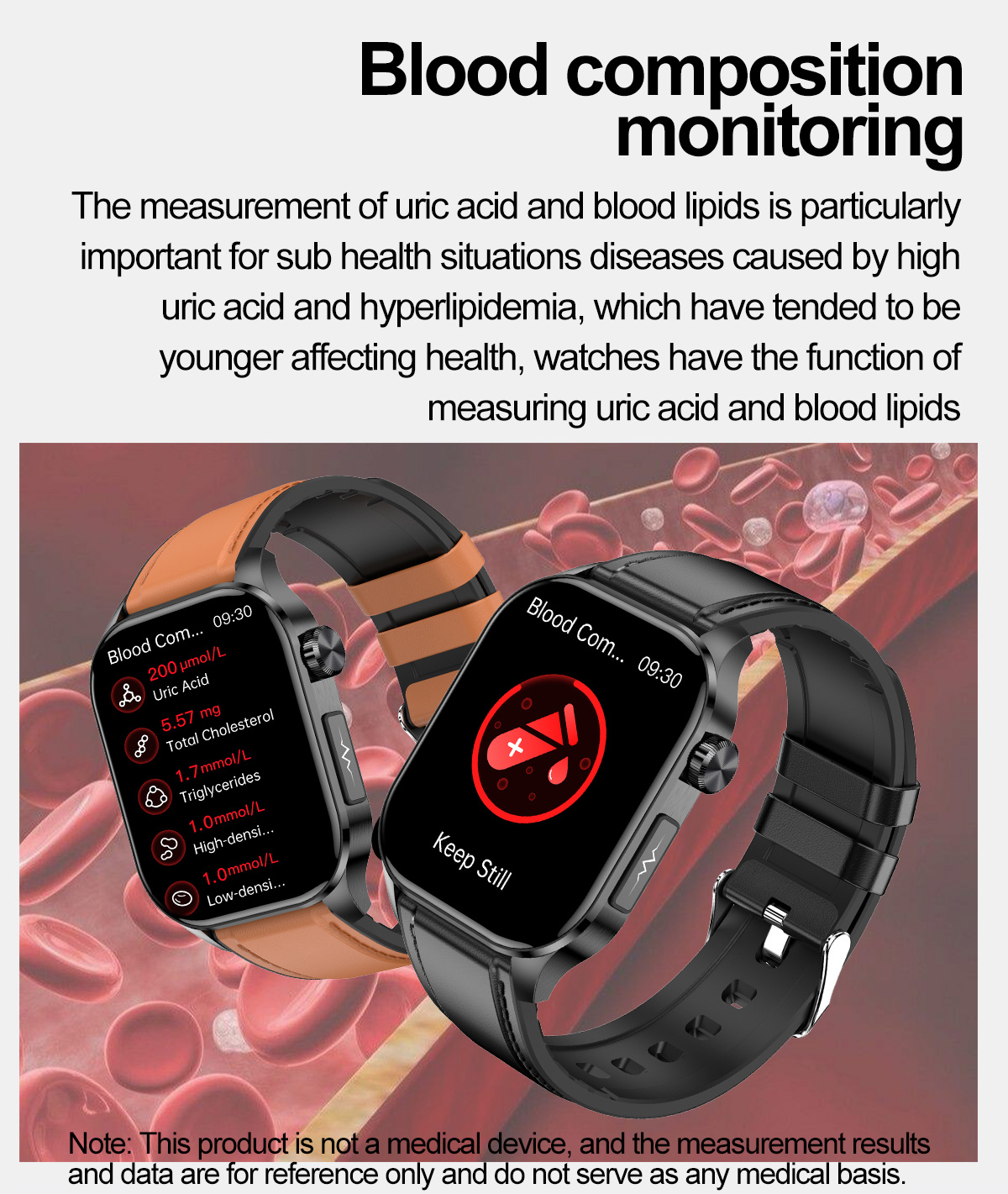 ET580204inchAMOLEDHDScreenBloodCompositionMeasurementECGElectrocardiogrambluetoothCallHeartRateBlood-2003829-8