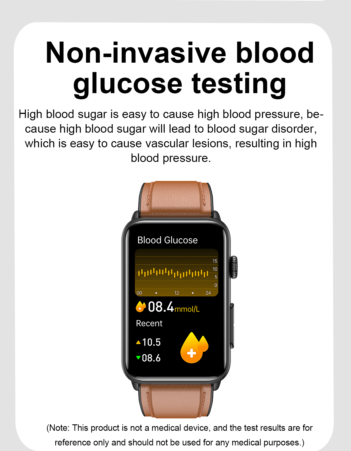 ET620157inchHDScreenNon-invasiveBloodGlucoseHRVTrackingECGbluetoothCallHeartRateBloodPressureSpO2Mea-2002180-13