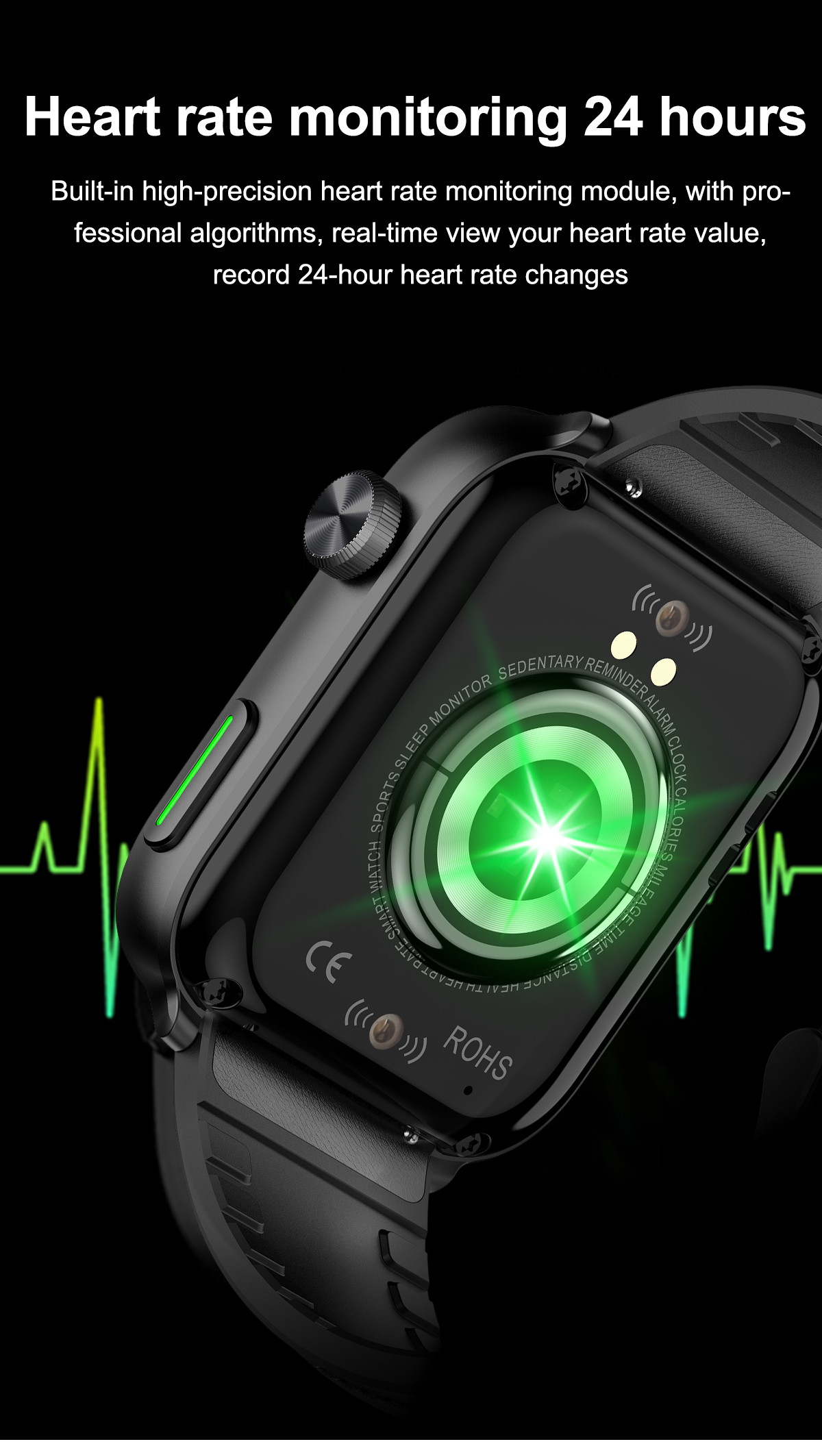 F220191inchHDScreenLaserTherapyBloodSugarUircAcidLipidMonitoringHealthbluetoothCallMulti-sportModesM-2001843-12