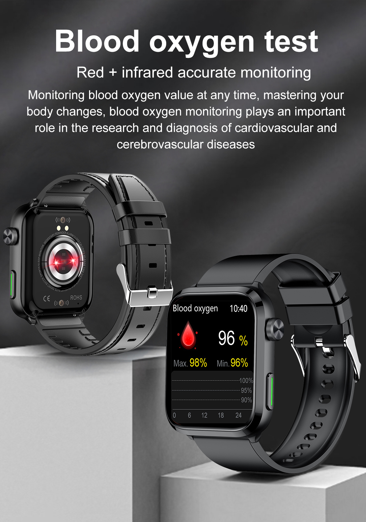 F220191inchHDScreenLaserTherapyBloodSugarUircAcidLipidMonitoringHealthbluetoothCallMulti-sportModesM-2001843-14