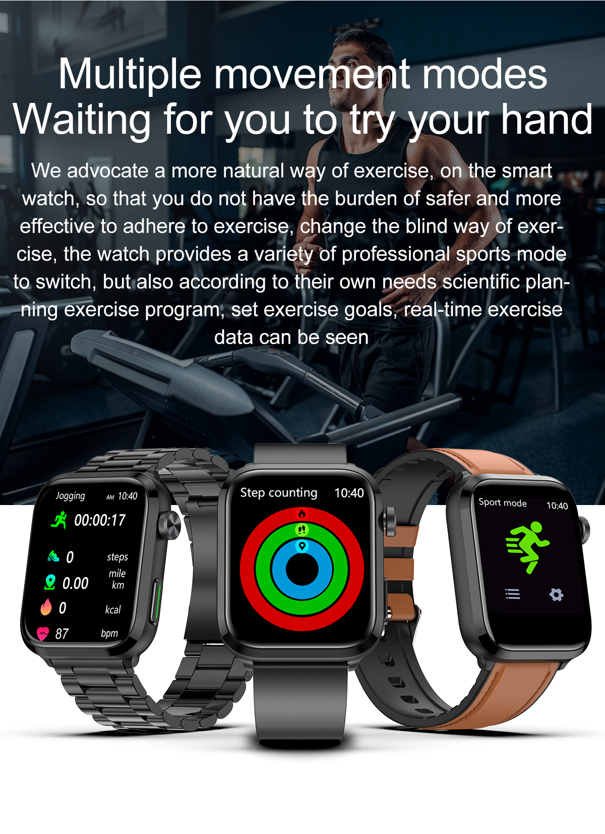 F220191inchHDScreenLaserTherapyBloodSugarUircAcidLipidMonitoringHealthbluetoothCallMulti-sportModesM-2001843-21