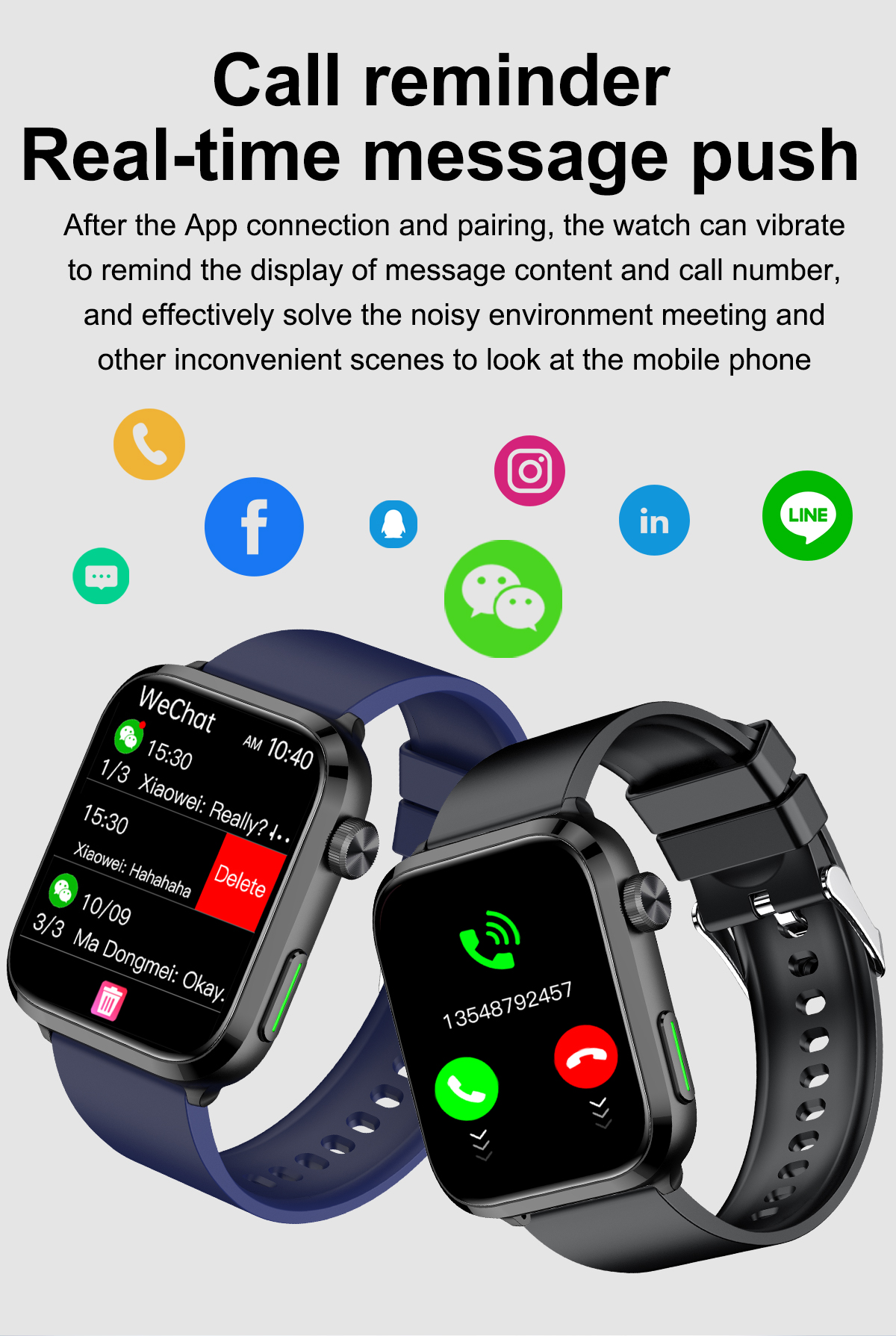 F220191inchHDScreenLaserTherapyBloodSugarUircAcidLipidMonitoringHealthbluetoothCallMulti-sportModesM-2001843-10