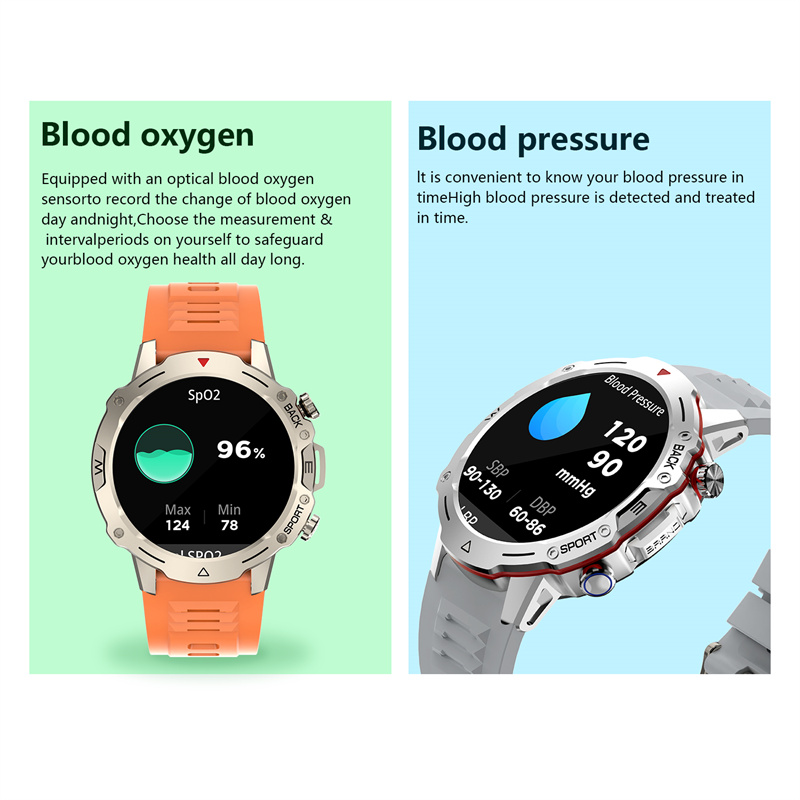 G102139inchHDScreenbluetoothCallHeartRateBloodPressureSpO2MonitorSleepMonitoringMulti-sportModesMusi-2003837-7