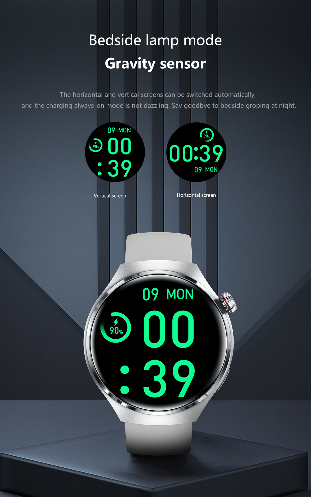 GT4PRO16inchHDScreenbluetoothCallHeartRateBloodPressureSpO2MonitorBloodSugarSleepMonitoringWomensMen-2013583-11