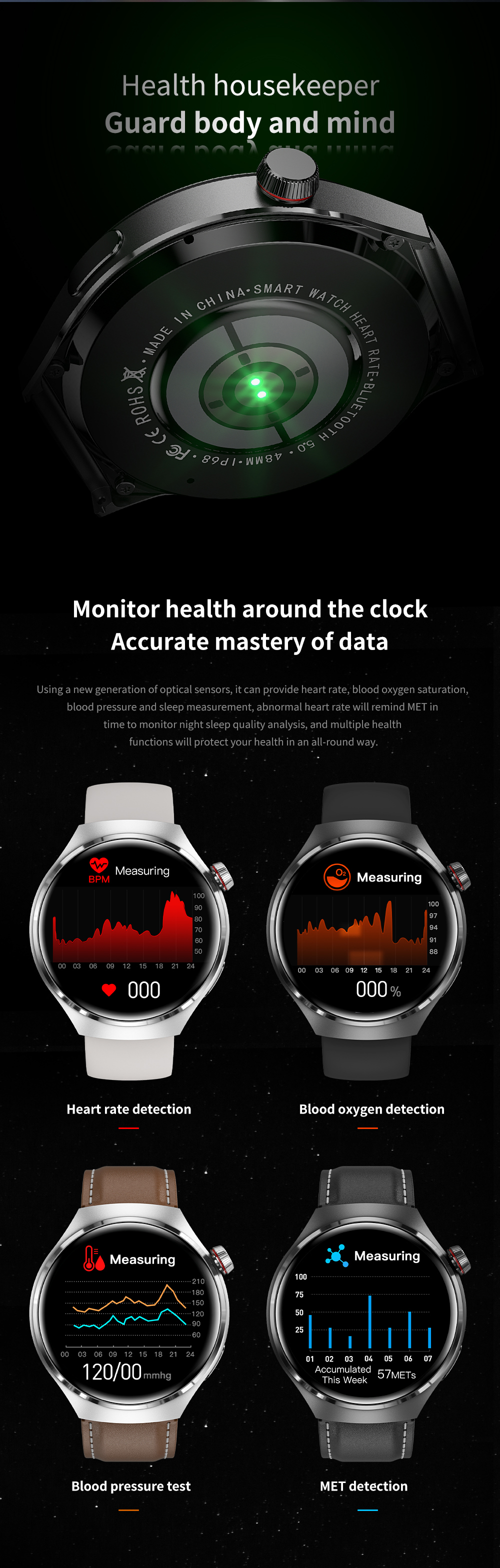 GT4PRO16inchHDScreenbluetoothCallHeartRateBloodPressureSpO2MonitorBloodSugarSleepMonitoringWomensMen-2013583-13