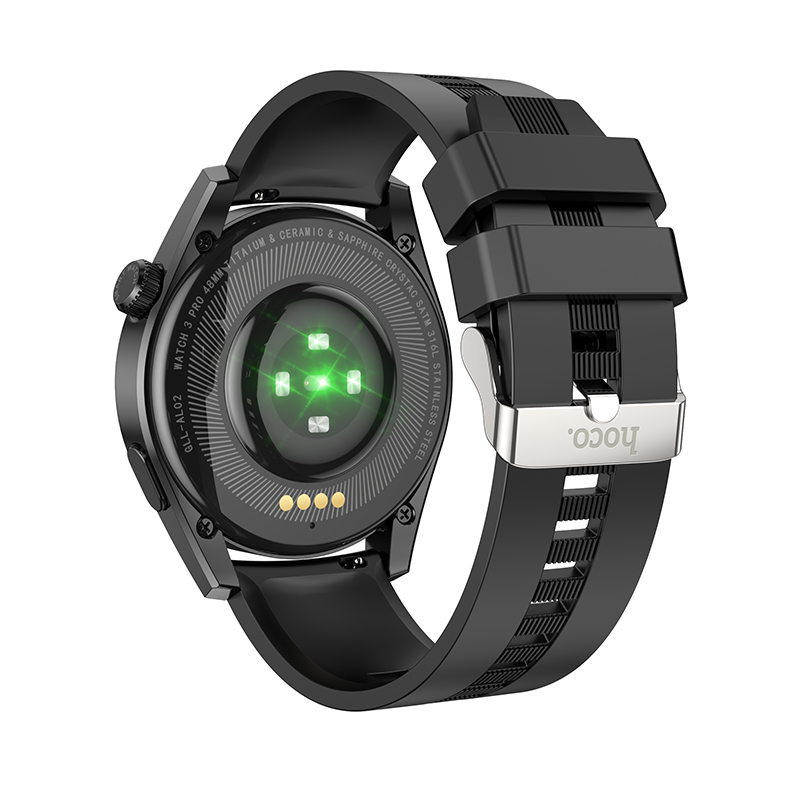 HOCOY9132inch360360pxHDFullTouchScreenbluetoothCallHeartRateMonitorIP68WaterproofSmartWatch-1960448-2