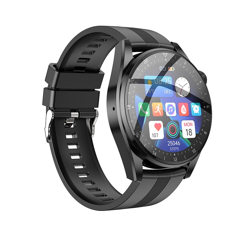 HOCOY9132inch360360pxHDFullTouchScreenbluetoothCallHeartRateMonitorIP68WaterproofSmartWatch-1960448-4