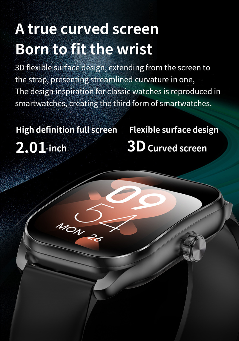 JX629201inch3DCurvedScreenbluetoothCallHeartRateBloodPressureBloodOxygenMonitorSleepMonitoringBreath-2015187-2