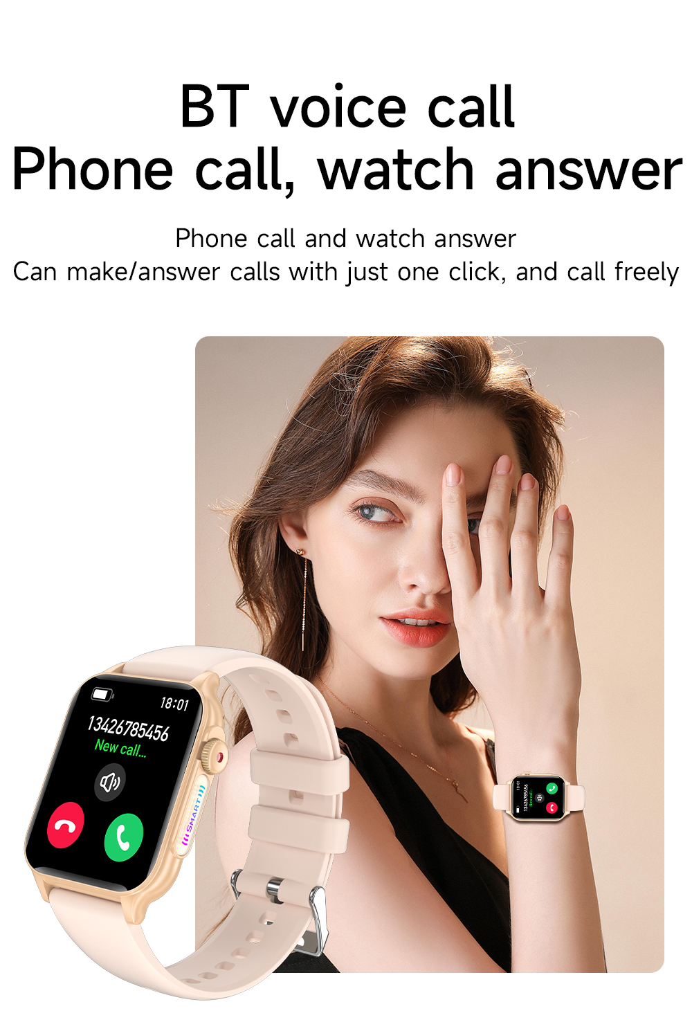 P6196inchHDScreenRGBbluetoothCallHeartRateBloodPressureBloodOxygenMonitorSleepMonitoringMulti-sportM-2015169-7