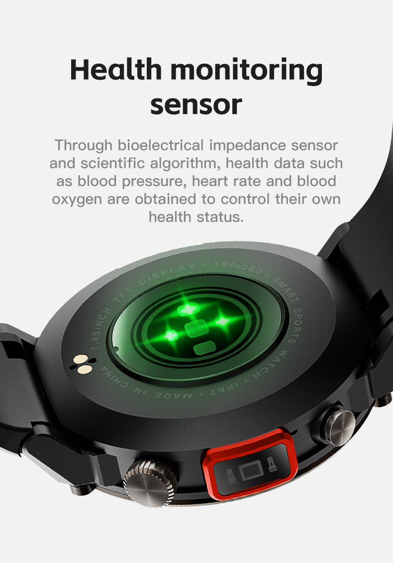 S100-T145inchHDScreenBuilt-inFlashlightbluetoothCallHeartRateBloodPressureBloodOxygenMonitorBreathin-2013581-7