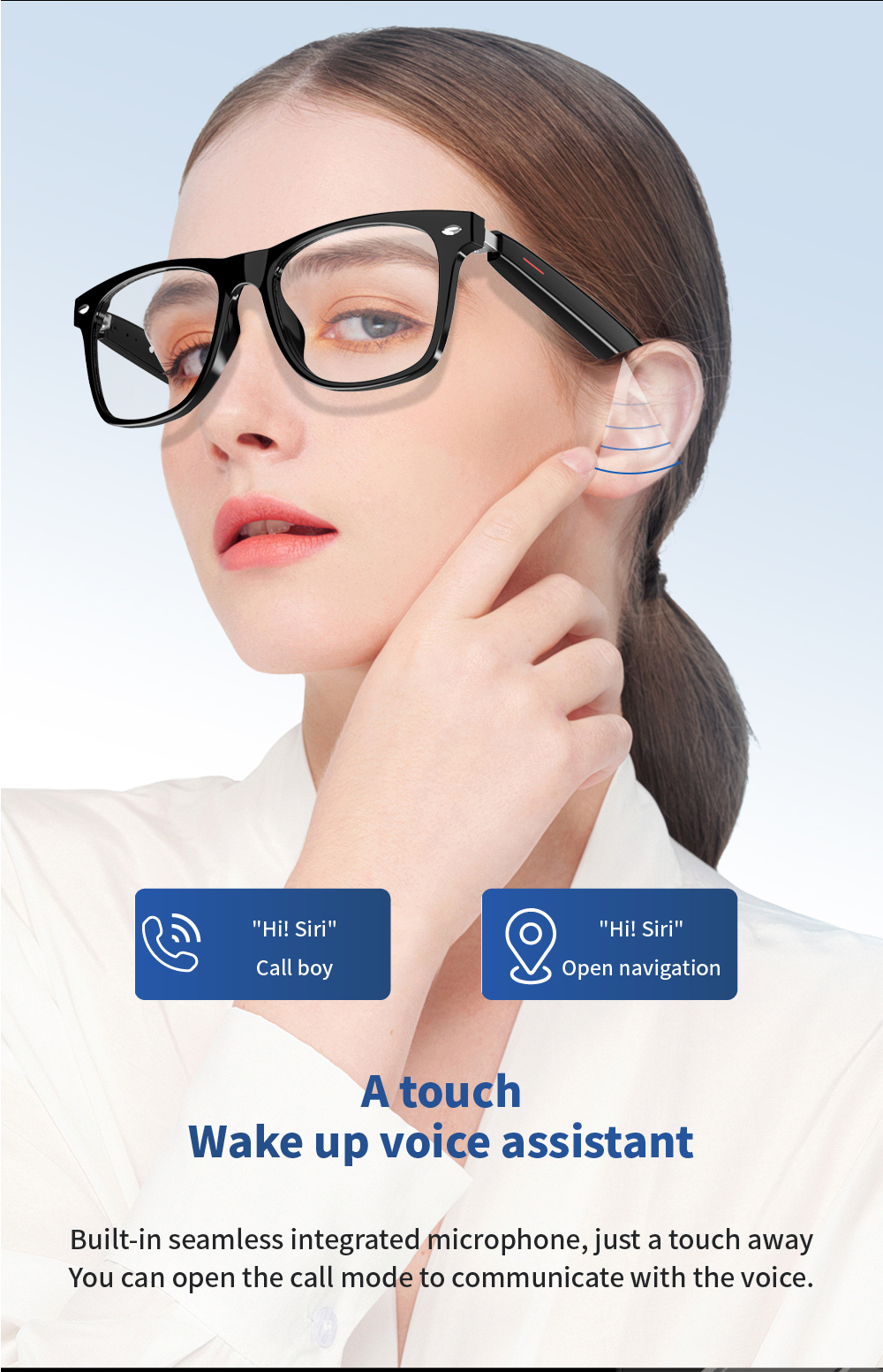 SENBONOE13WaterproofSmartGlassesWirelessbluetoothBoneConductionGlassCameraHDMusicAudioHeadsetEyewear-1991610-5