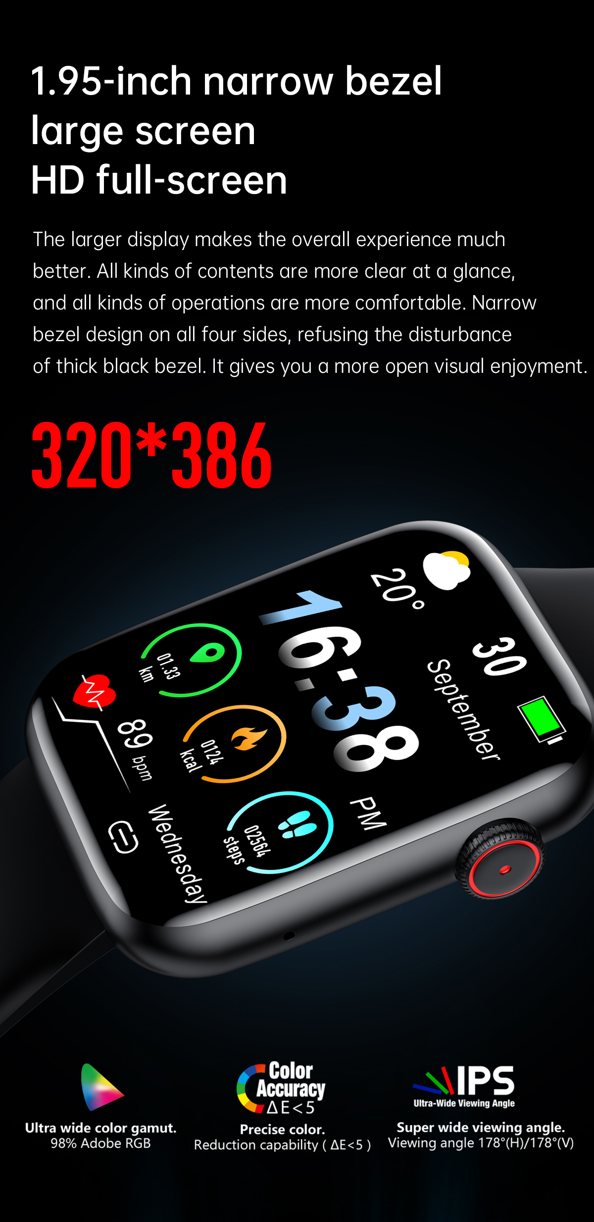 T12Pro195inchHDScreenbluetoothCallHeartRateBloodPressureSpO2MonitorMulti-sportModesFitnessTrackerMus-1976080-2