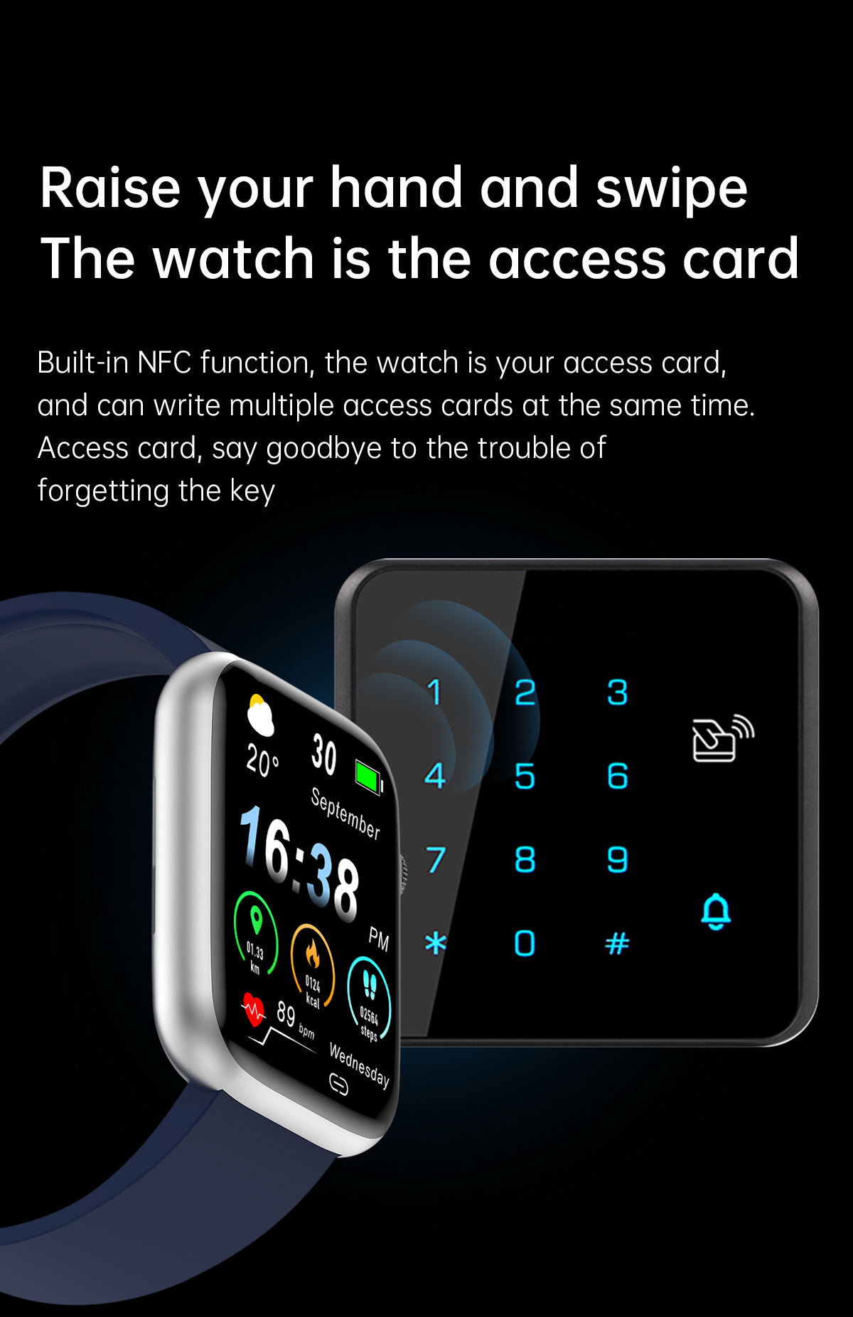 T12Pro195inchHDScreenbluetoothCallHeartRateBloodPressureSpO2MonitorMulti-sportModesFitnessTrackerMus-1976080-13