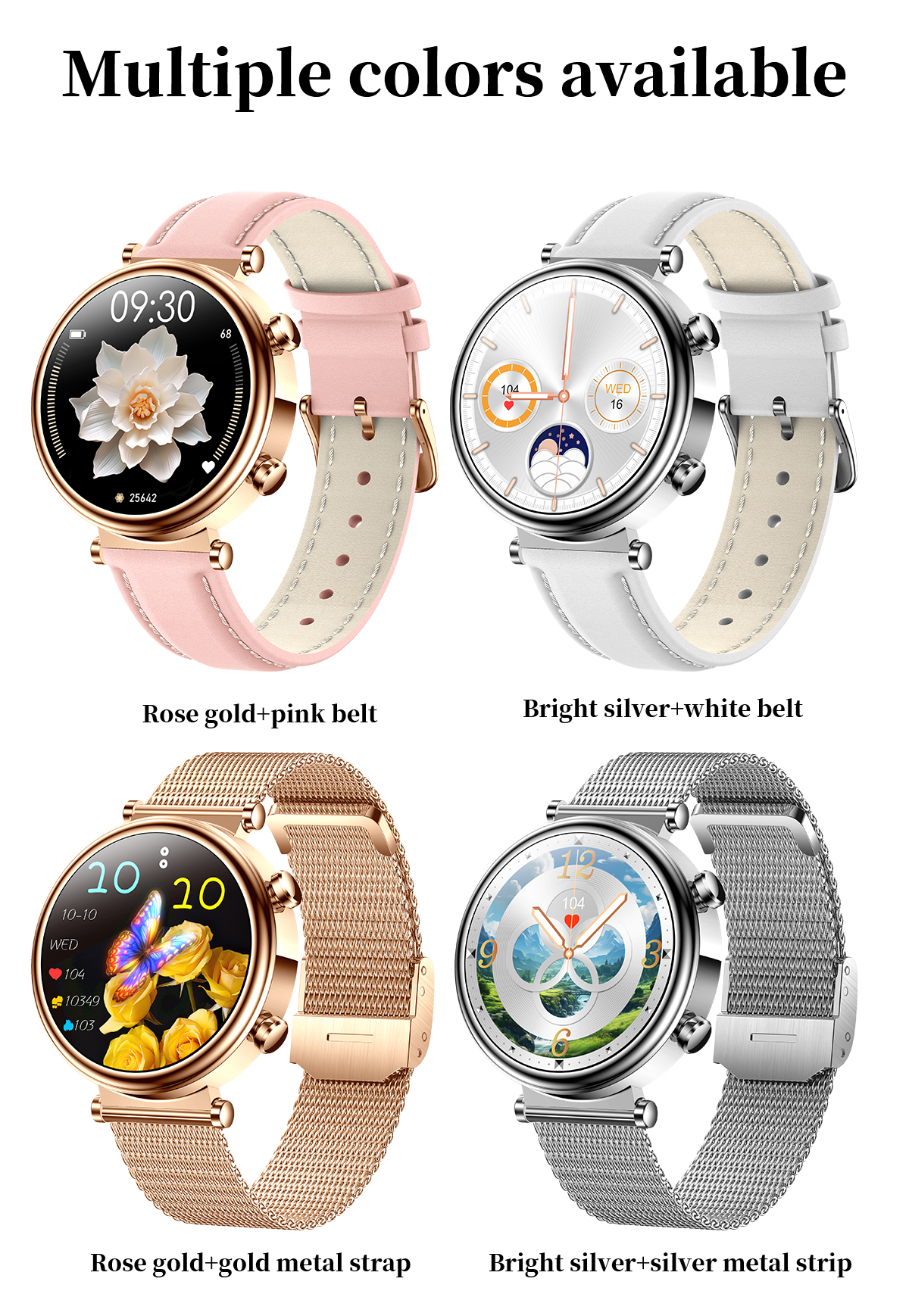 T86127inchHDScreen40mmFemaleSizeWomensHealthbluetoothCallBloodGlucoseUricAcidMeasurementLipidMonitor-2007667-21