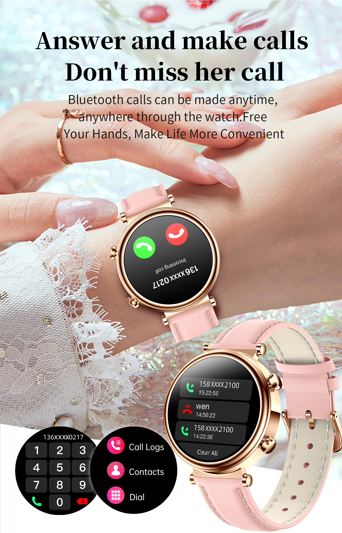 T86127inchHDScreen40mmFemaleSizeWomensHealthbluetoothCallBloodGlucoseUricAcidMeasurementLipidMonitor-2007667-4