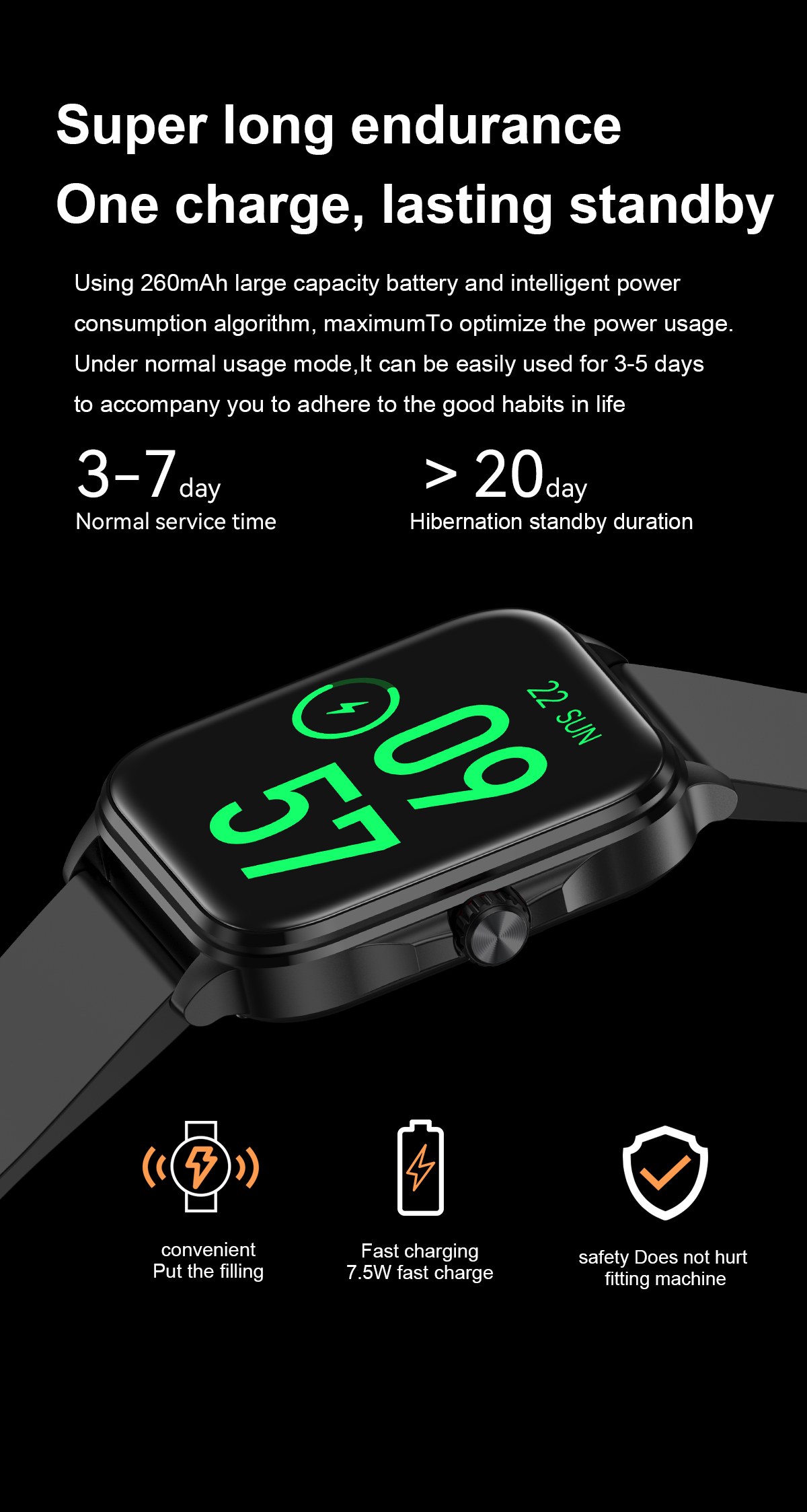 T90191inchHDScreenbluetoothCallHeartRateBloodPressureSpO2MonitorNon-invasiveBloodGlucoseMeasurementM-1995592-15