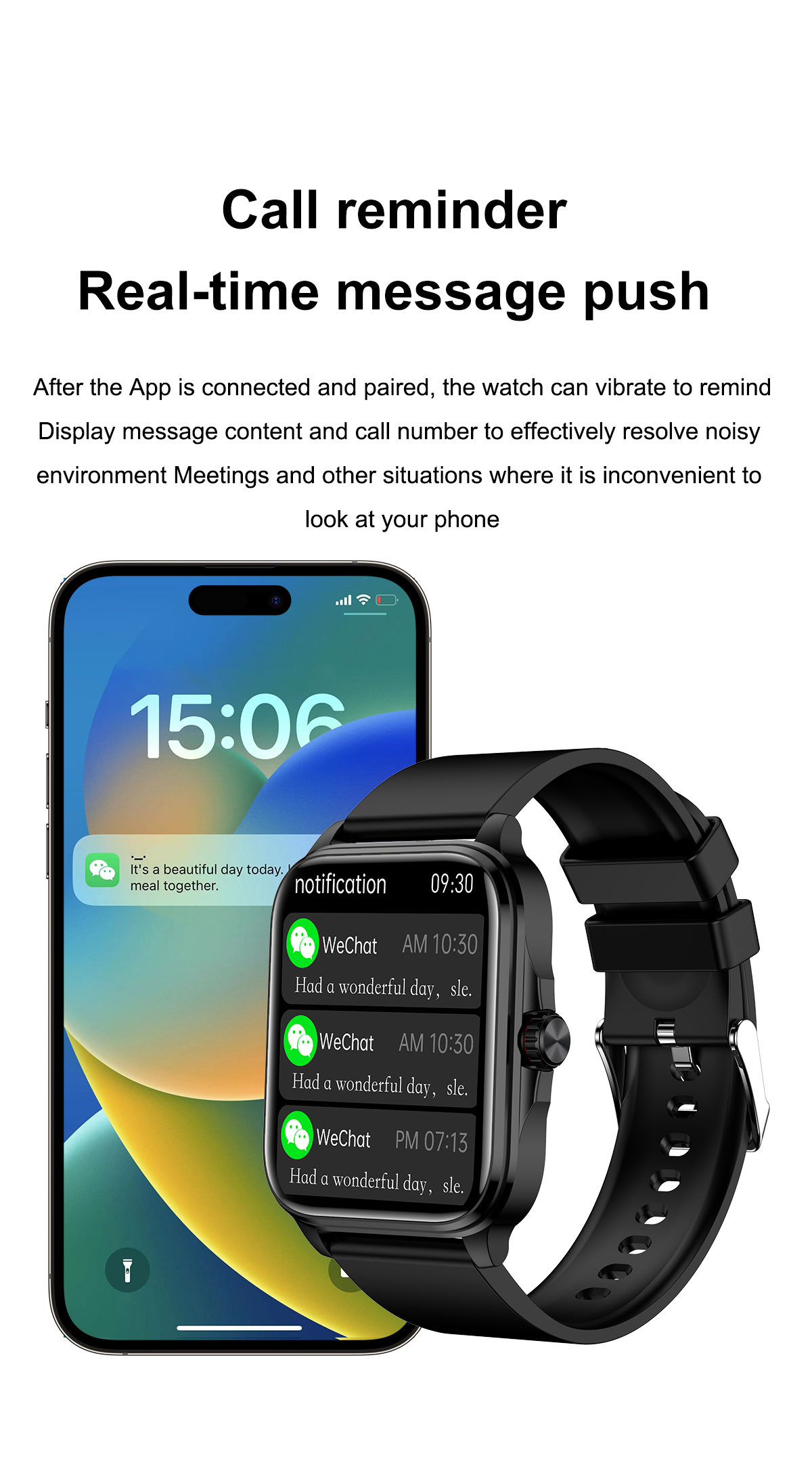 T90191inchHDScreenbluetoothCallHeartRateBloodPressureSpO2MonitorNon-invasiveBloodGlucoseMeasurementM-1995592-16