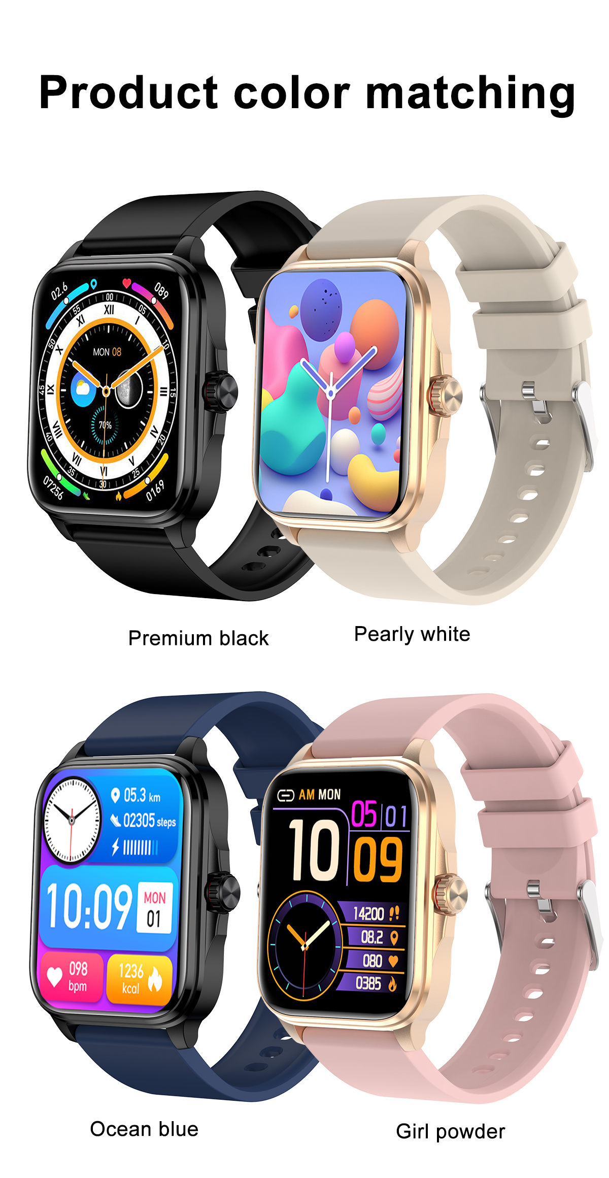 T90191inchHDScreenbluetoothCallHeartRateBloodPressureSpO2MonitorNon-invasiveBloodGlucoseMeasurementM-1995592-21