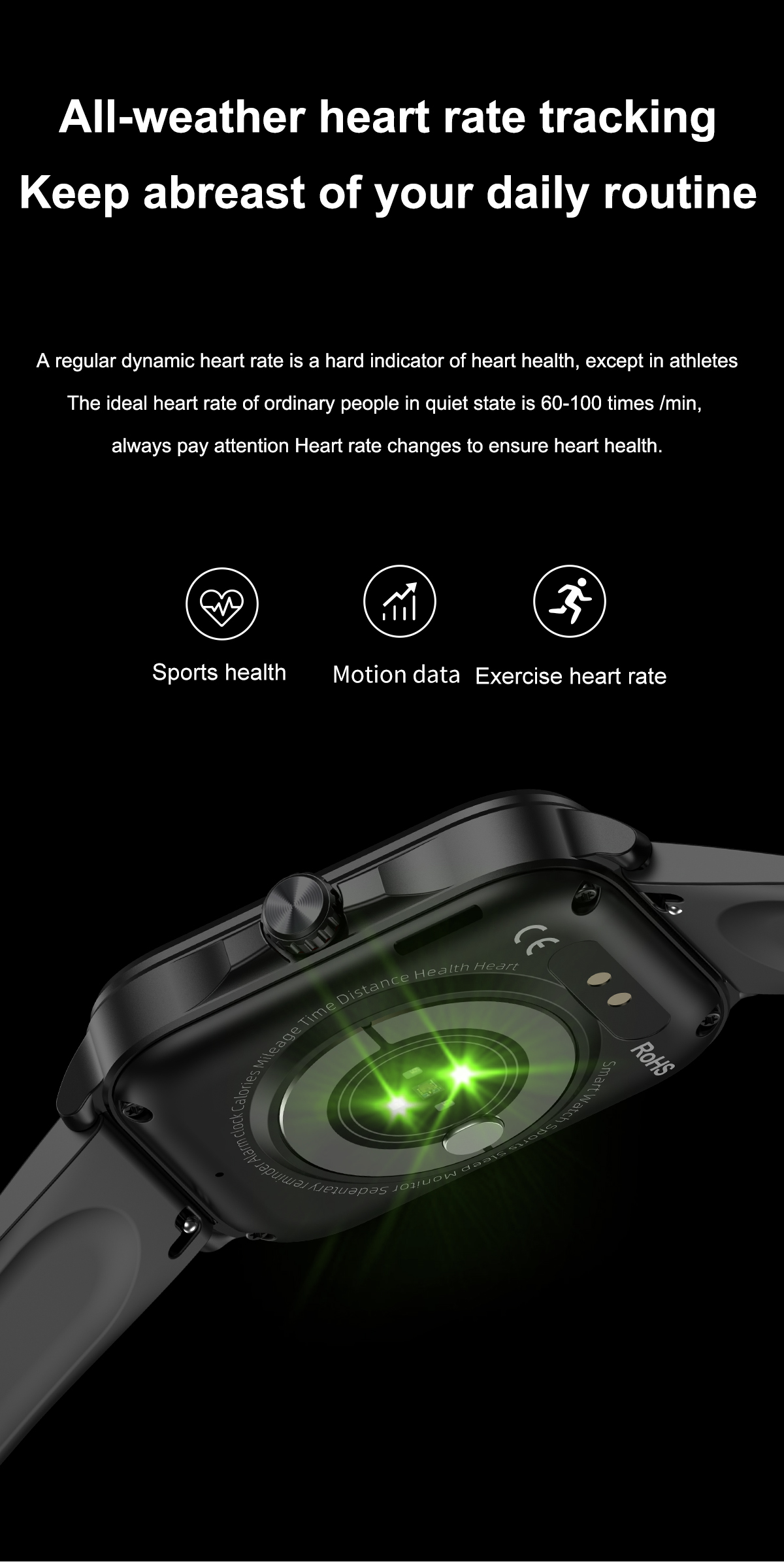 T90191inchHDScreenbluetoothCallHeartRateBloodPressureSpO2MonitorNon-invasiveBloodGlucoseMeasurementM-1995592-5