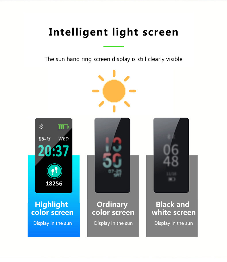 TemperatureTrackerBakeeyY5ColorScreenSmartbandHeartRateBloodPressureActivityMonitorFitnessTrackerSma-1659734-3