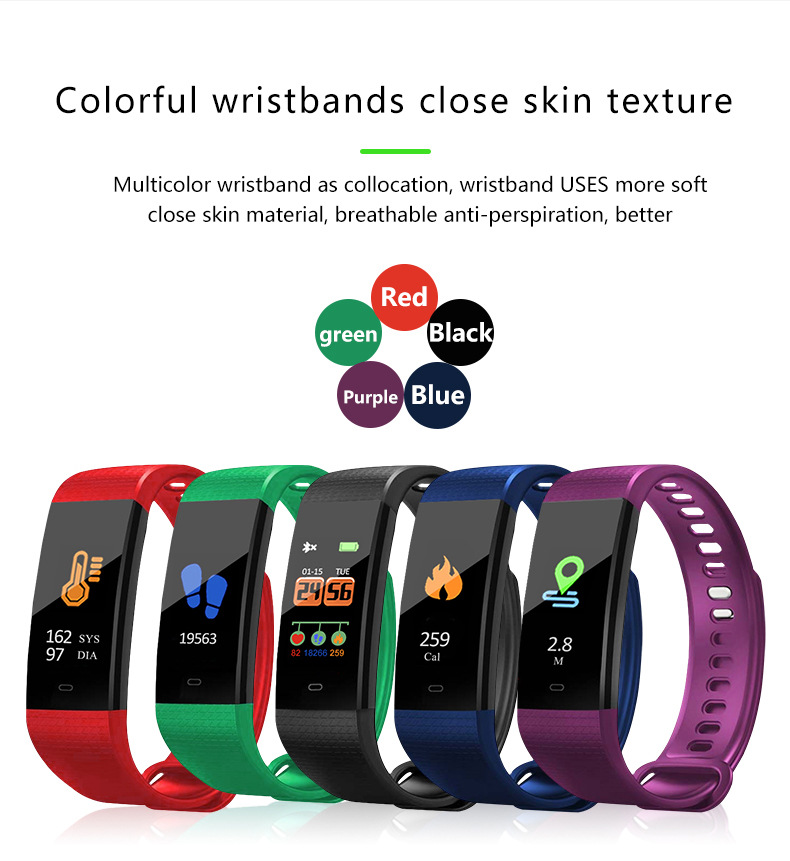 TemperatureTrackerBakeeyY5ColorScreenSmartbandHeartRateBloodPressureActivityMonitorFitnessTrackerSma-1659734-10