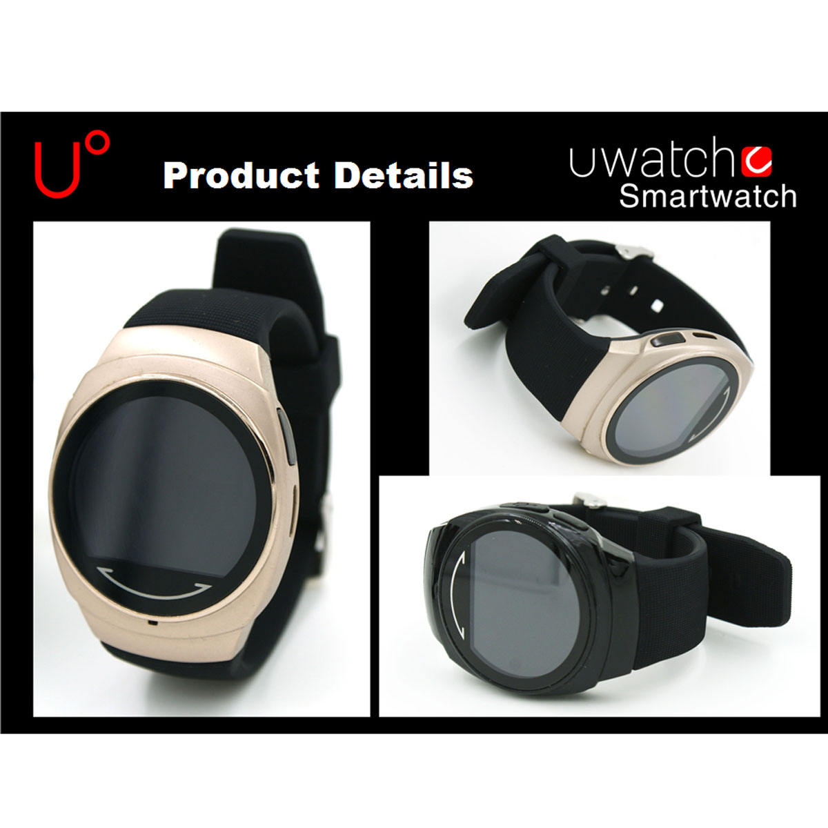 U0124inchHDDisplayScreenMusicPlayerMessageReminderIntelligentRemoteControlNFCSmartWatch-987454-18