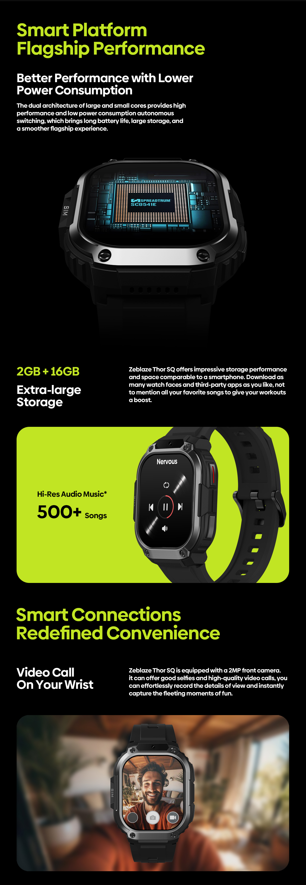 WorldPremiereZeblazeThorSQ4G213inchAMOLEDGooglePlay2GB16GBFrontCameraGoogleMapsAndroid81SmartWatchPh-2014979-4