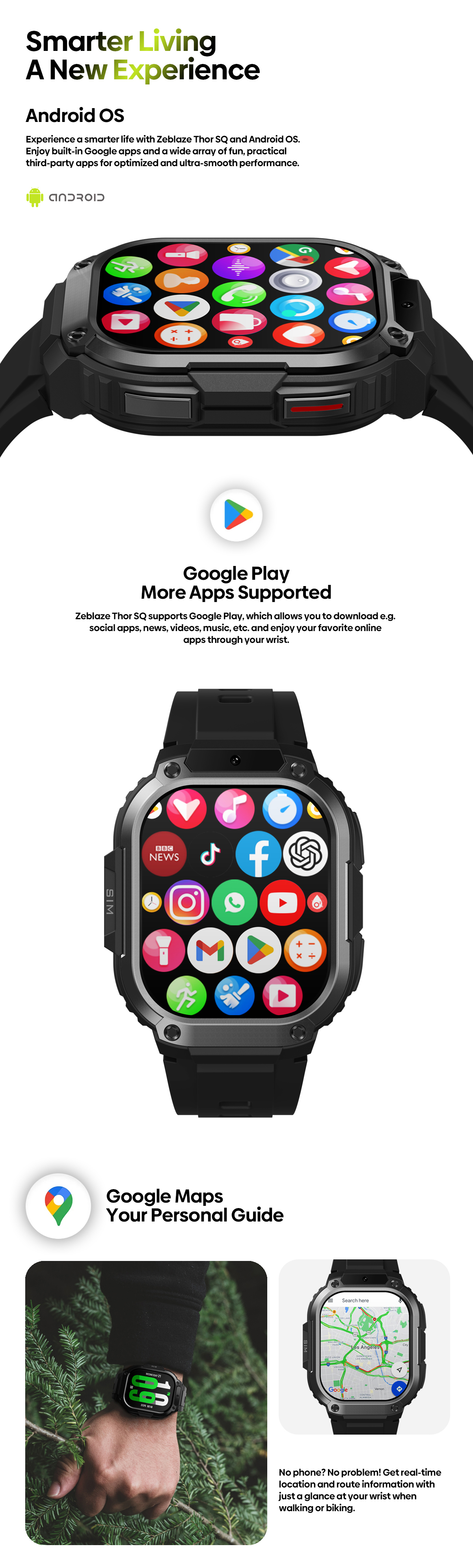 WorldPremiereZeblazeThorSQ4G213inchAMOLEDGooglePlay2GB16GBFrontCameraGoogleMapsAndroid81SmartWatchPh-2014979-5