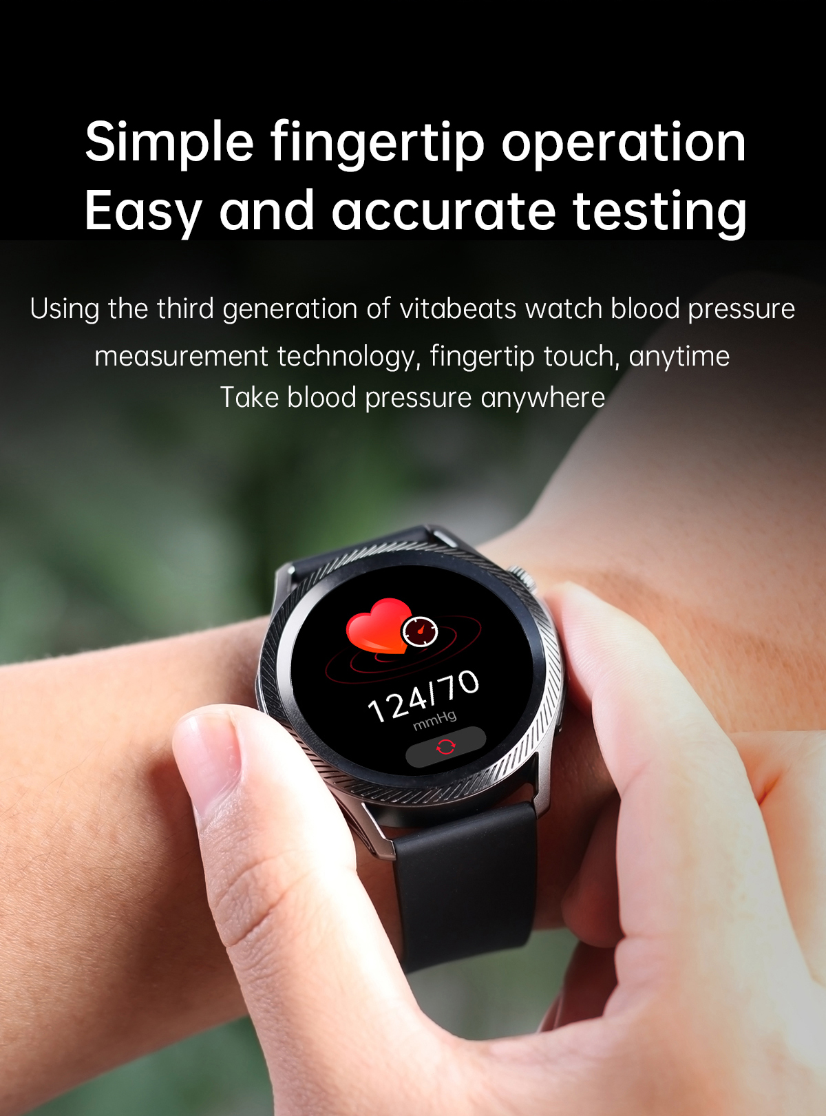 X5139inch360360HDScreenBodyTemperatureMeasurementHeartRateBloodPressureSpO2MonitorFitnessTracker280m-1976096-9