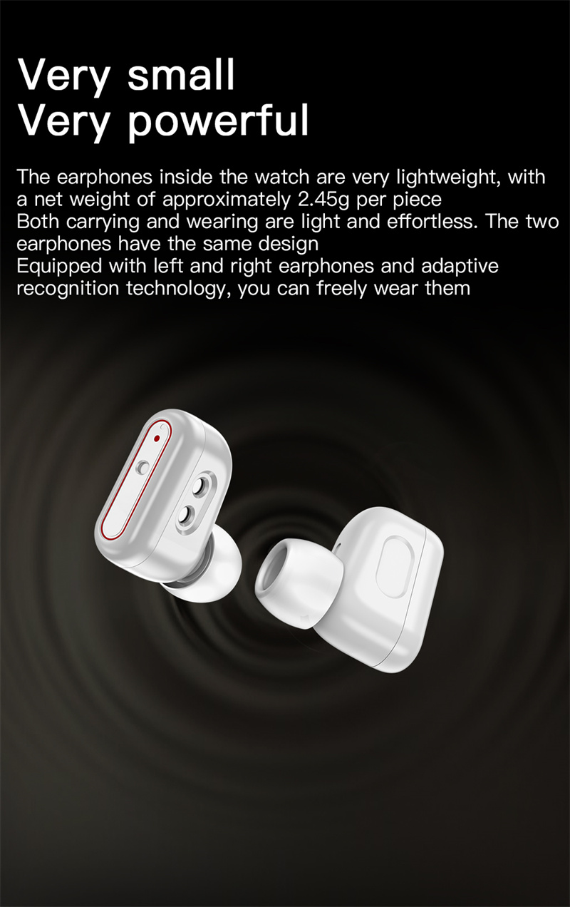 X9185inchHDScreenTWSbluetoothEarphoneCallHallSwitchControlHeartRateBloodOxygenMonitorNFCFunctionSlee-2015008-9