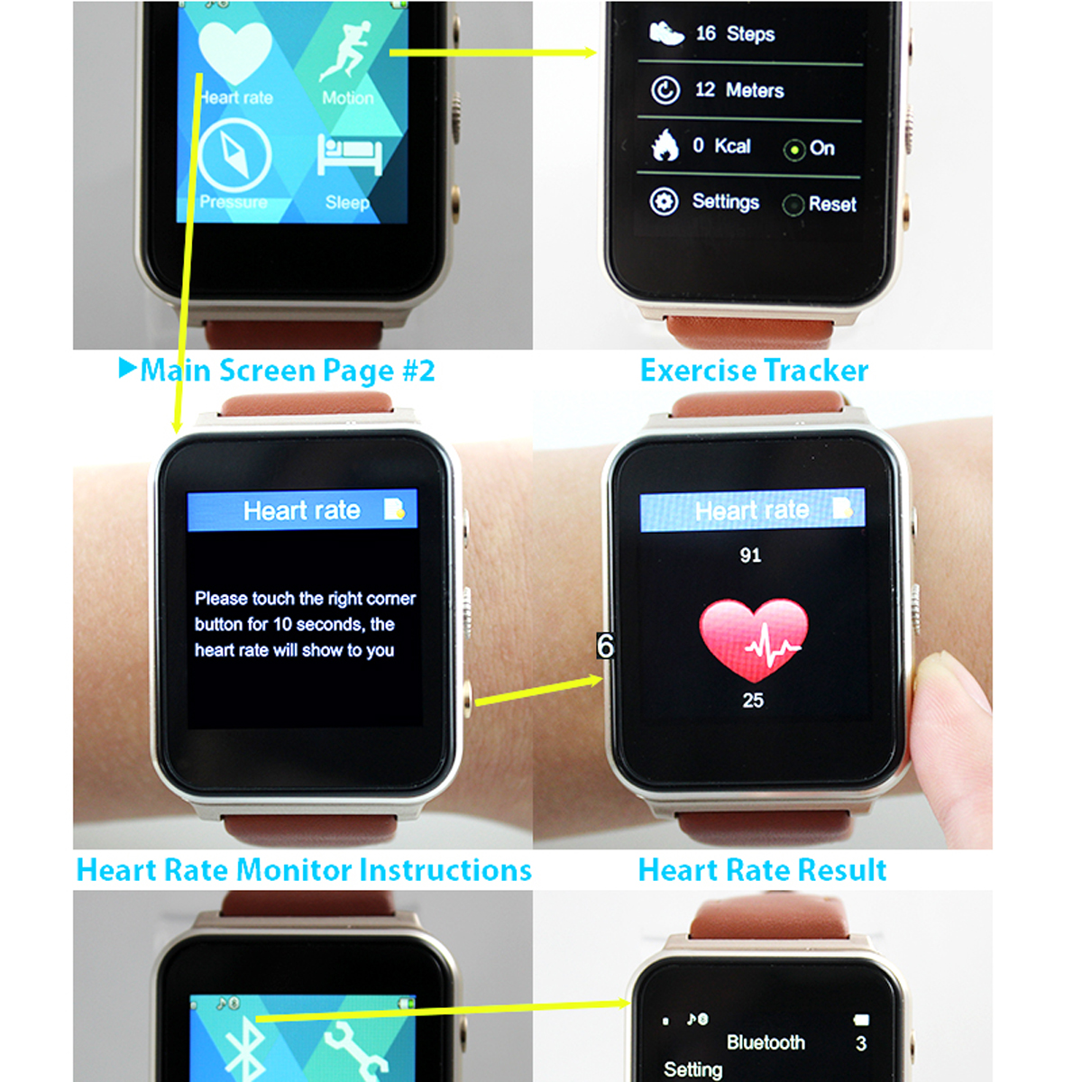 i400154inchHDScreenPhoneCallLocalMusicPlaybackHeartRateMonitorCameraShootingSmartWatch-1891203-7