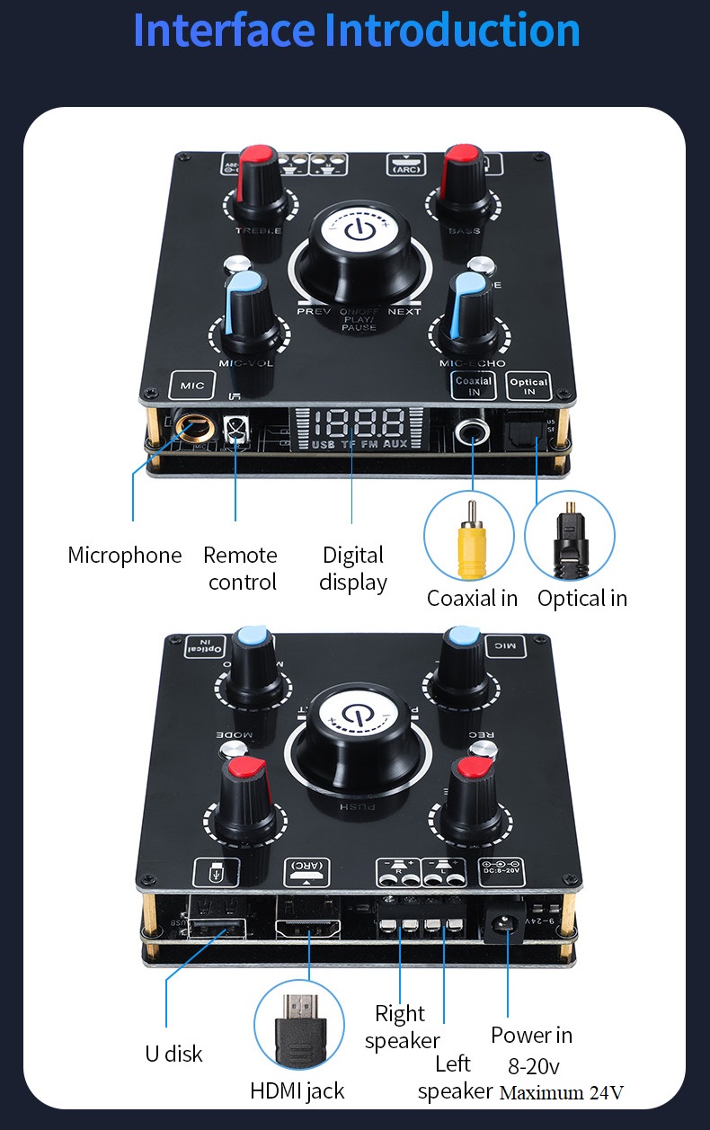 100WPowerAmplifierbluetoothAmplifierHIFILosslessAudioHDMIARCOPTWirelessKaraokeAmplifierwithMicrophon-1986814-8