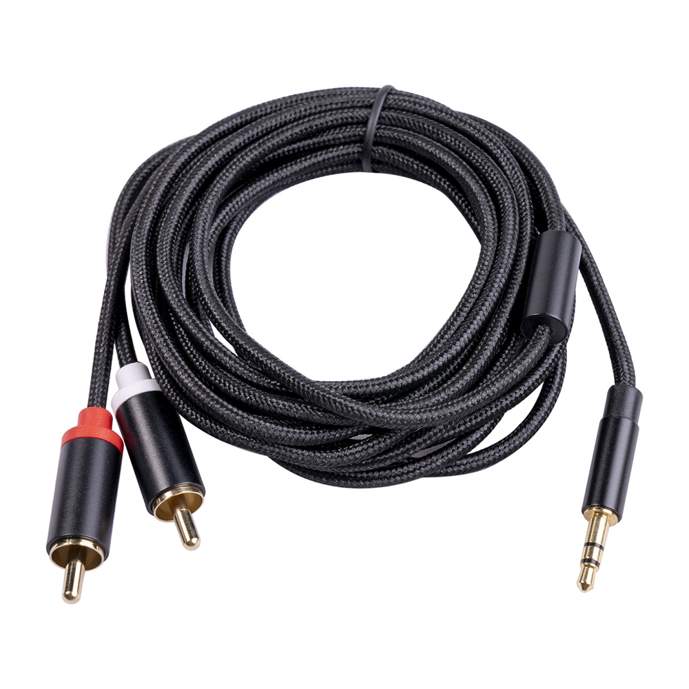 RCACable35mmTo2RCAAudioLineGoldPlated35mmJackforPhoneHomeTheater2RCAAuxCableMaletoMale1M18M3M-1974502-3