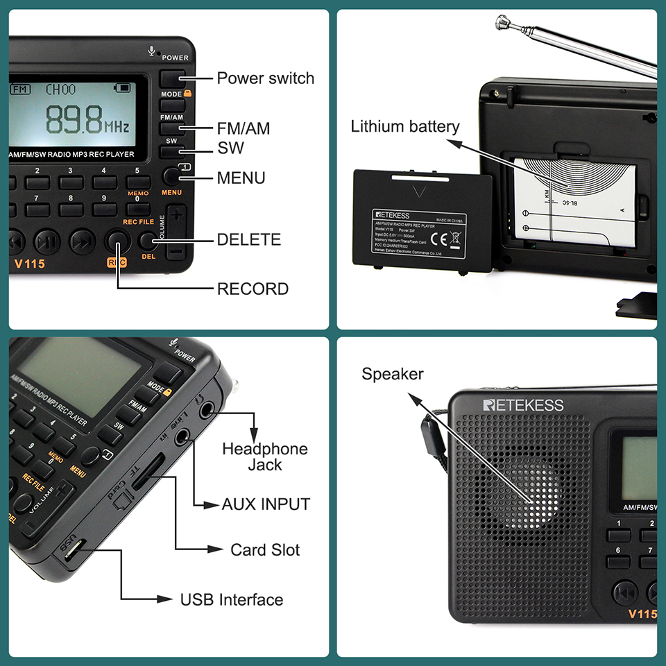 RetekesV115RadioFMAMSWPortableRadiosRechargeableShortwaveRadioDevicesAllFullWavesUSBRecorderSleepTim-1976492-13