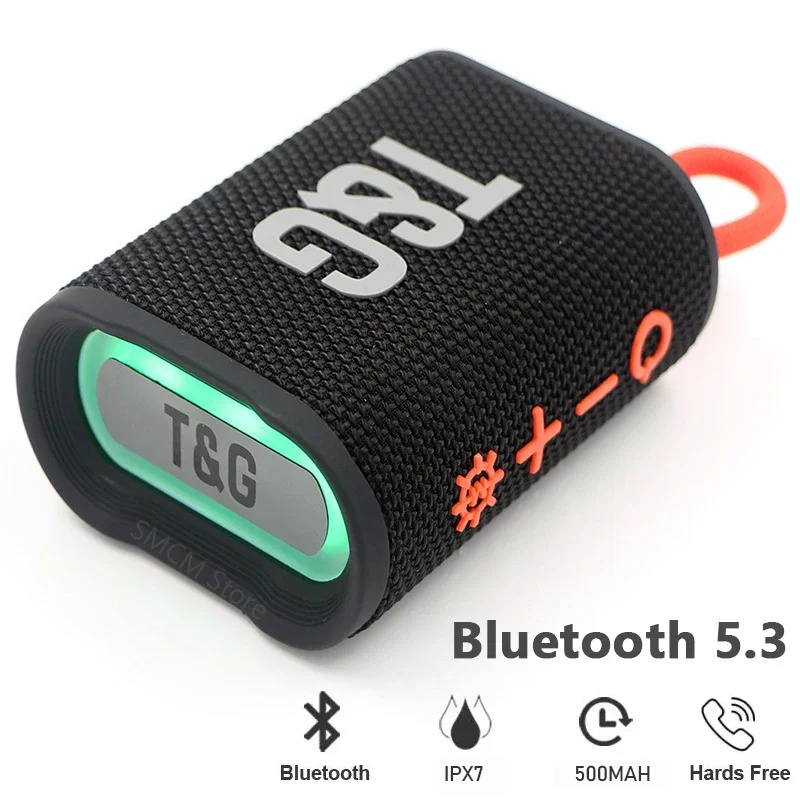 TG396bluetooth53SpeakerWirelessSpeaker45mmDriversStereoRGBLightTWSIPX7WaterproofHands-freeCallOutdoo-2005667-1