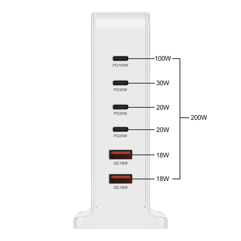 GaNTech200W6-PortUSBCharger4USB-C2USB-AQCPDFastChargingDesktopChargingStationEUPlugforiPhone151413fo-1999437-1