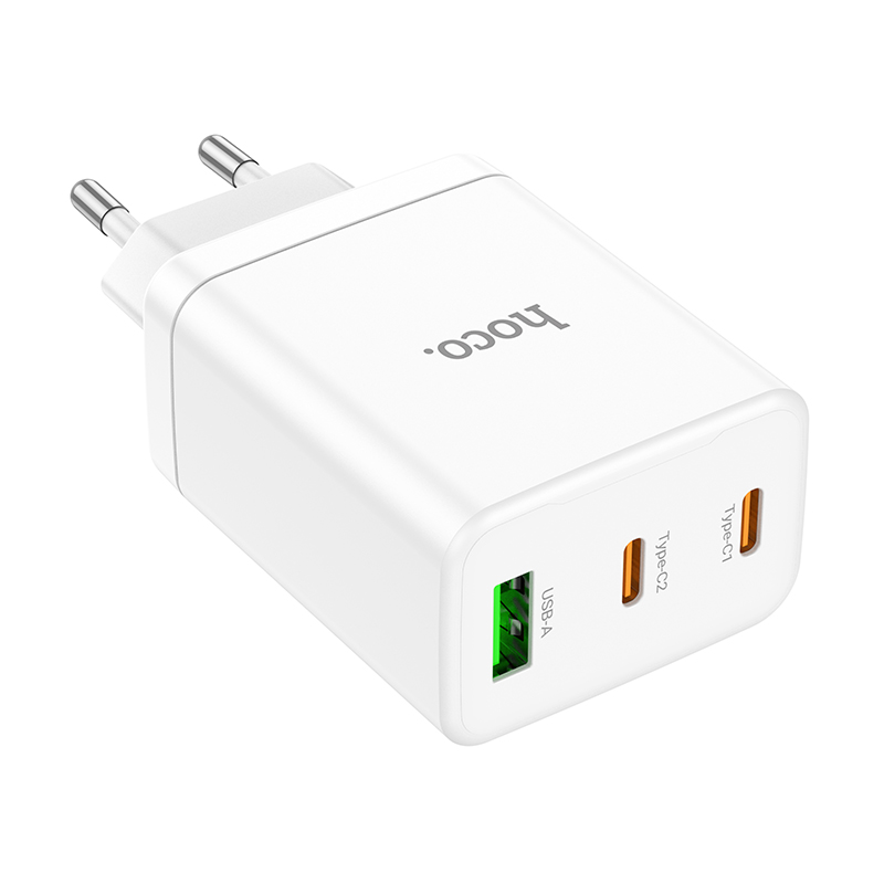 HOCON33PD35W3-PortUSBPDChargerDualType-CUSB-AQC30FastChargingWallChargerAdapterEUPlugforiPhone121314-1984925-4