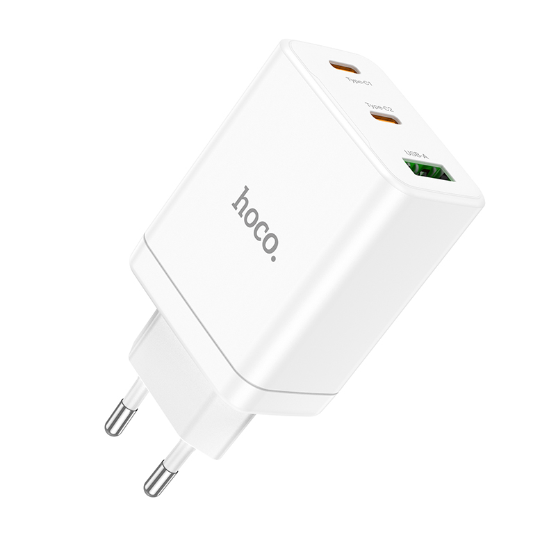 HOCON33PD35W3-PortUSBPDChargerDualType-CUSB-AQC30FastChargingWallChargerAdapterEUPlugforiPhone121314-1984925-7