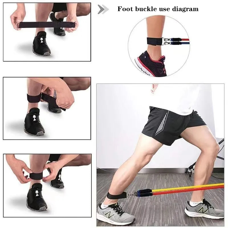 14PcsTPEResistanceBandsPullRopeIndoorPortableFitnessEquipmentArmWaistLegChestTrainerExerciseTools-1994596-6