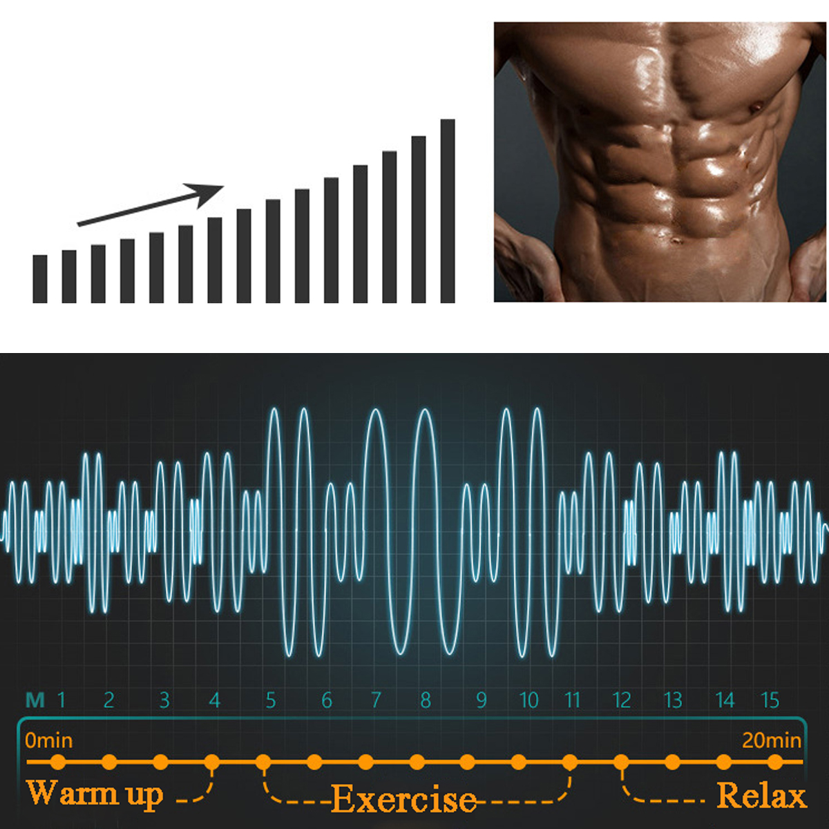 KALOADElectronicAbdominalMuscleBuildingEquipmentPortableBodyFitnessToningBeltHipTrainer-1349782-4