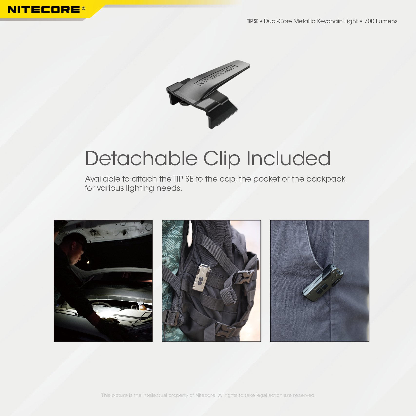 NITECORETIPSE700LMP8DualLightLEDKeychainFlashlightType-CRechargeableQCEveryDayCarryMiniTorch-1976045-16