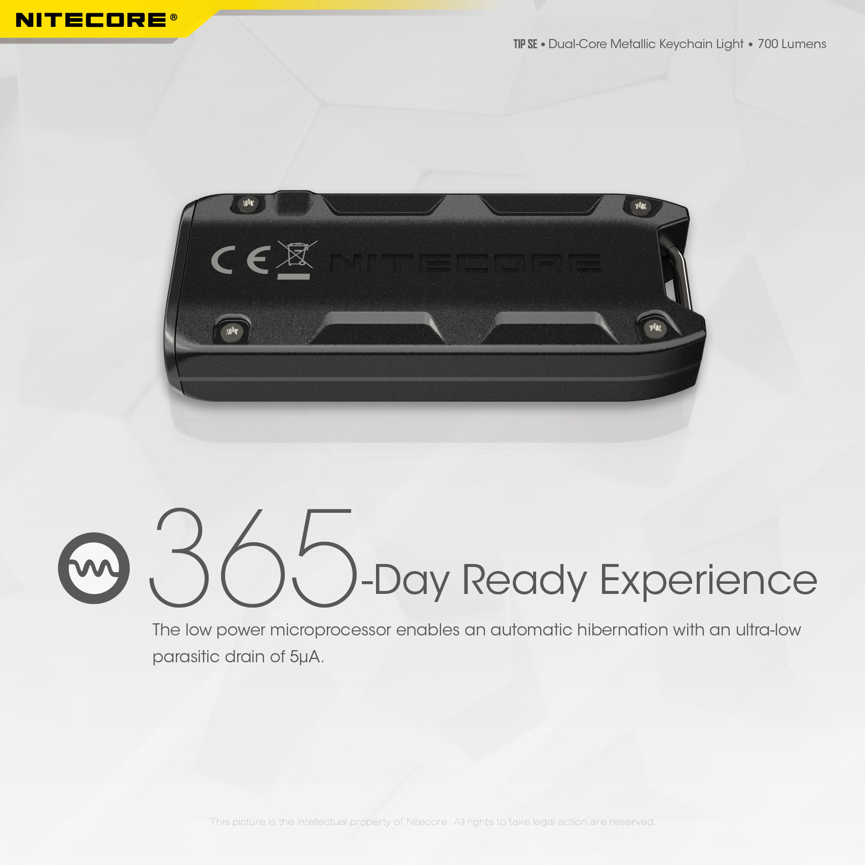 NITECORETIPSE700LMP8DualLightLEDKeychainFlashlightType-CRechargeableQCEveryDayCarryMiniTorch-1976045-8
