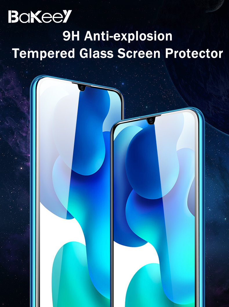 BAKEEY9HAnti-ExplosionAnti-FingerprintFullCoverageFullGlueTemperedGlassScreenProtectorforXiaomiMi10L-1706095-1