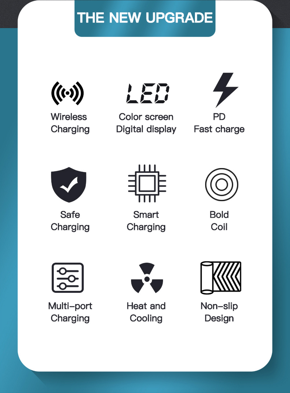 Bakeey100W8-PortUSBPDChargerPD30QC30DesktopChargingStationSmartCharger10WWirelessChargerChargingPadF-1716456-2