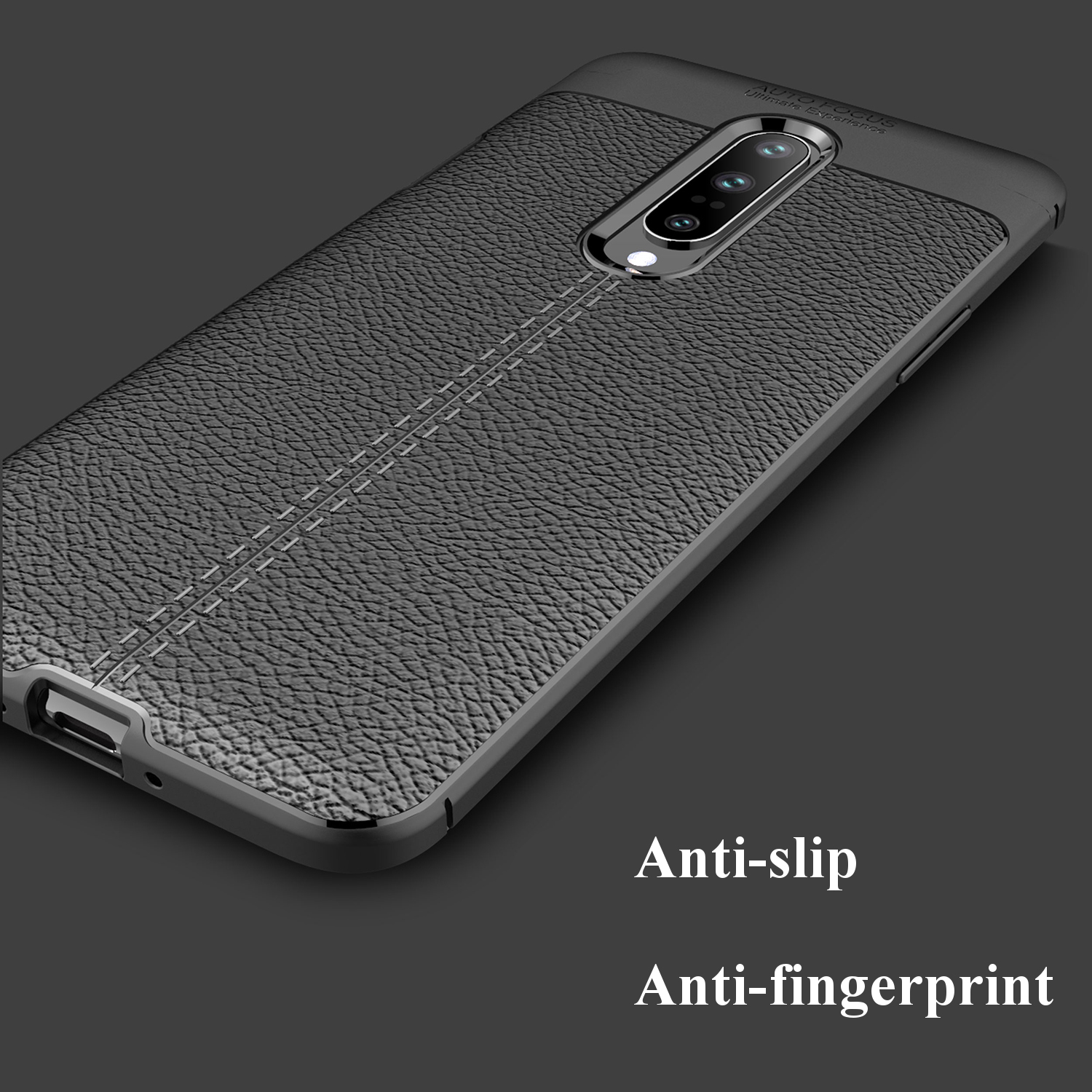 BakeeyShockproofSoftLitchiTextureSiliconeProtectiveCaseForOnePlus7PRO-1500130-5