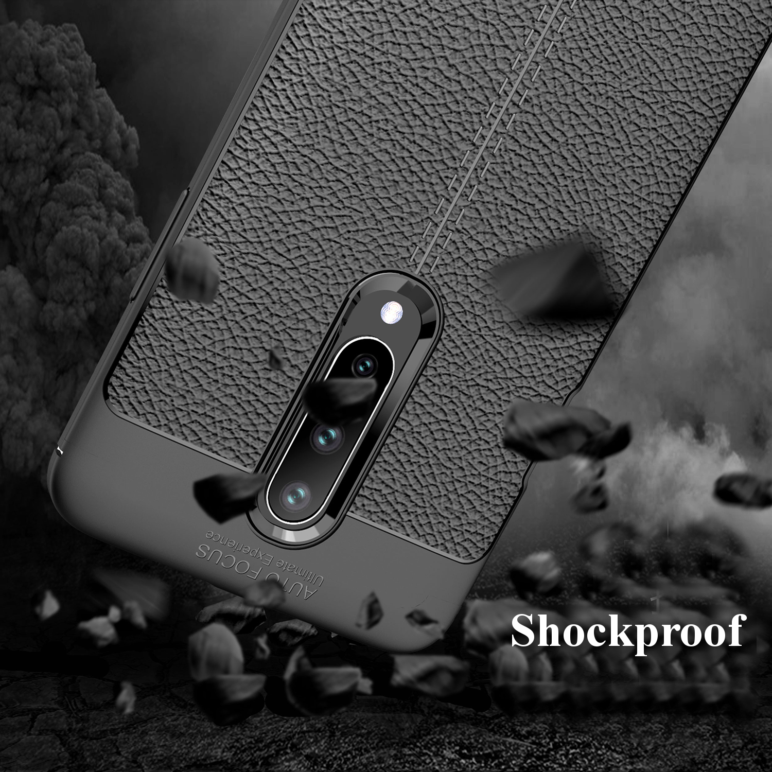 BakeeyShockproofSoftLitchiTextureSiliconeProtectiveCaseForOnePlus7PRO-1500130-6