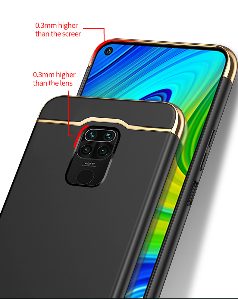 BakeeyUltra-thin3in1LuxuryPlatingPCHardBackCoverProtectiveCaseforXiaomiRedmiNote9SRedmiNote9ProNon-o-1707763-9